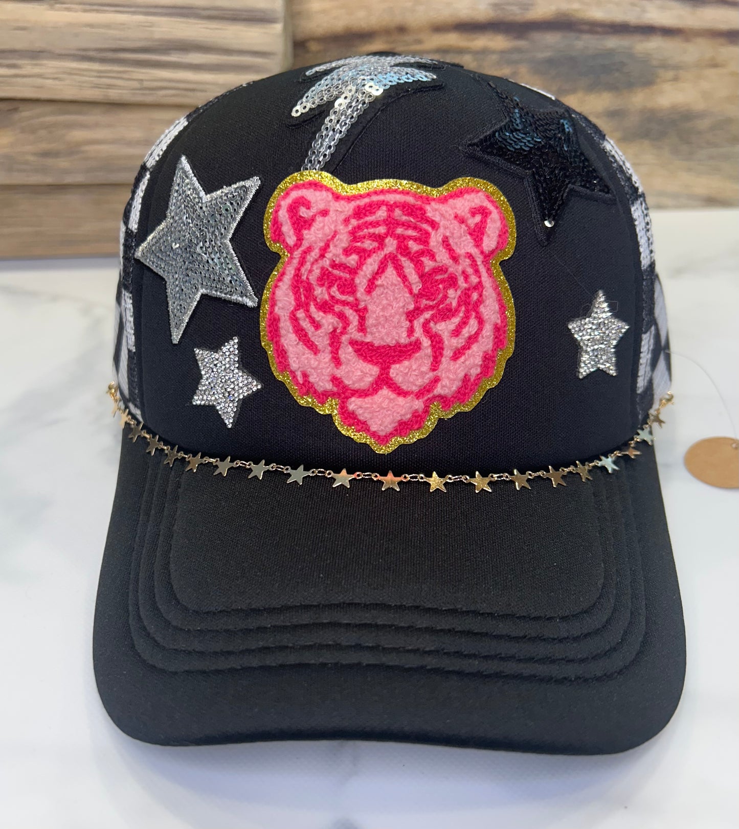 CHECKERED PINK TIGER