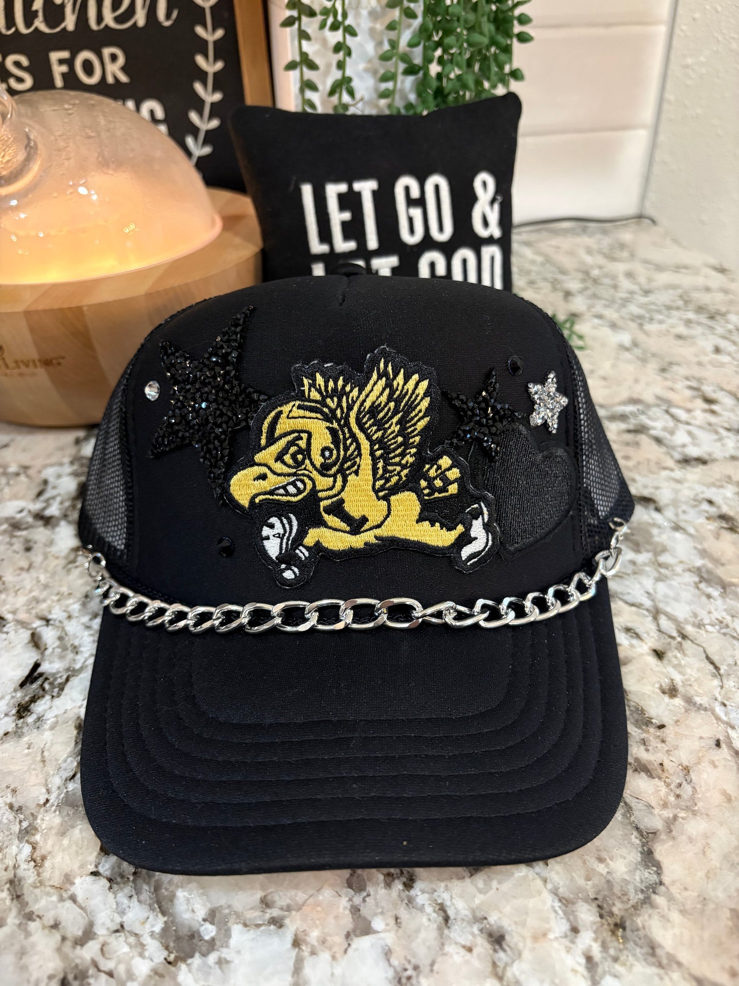 BLACK HAWK FOOTBALL HAT